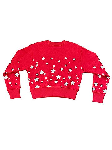 Chaser Girl's Starry Night Pullover 14 Mo in Red (view 2)