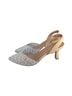 A New Day Multi Color Tan Heels Size 6 1/2 - photo 1