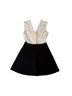 Sandro Black Ivory Cocktail Dress Size 8 - photo 4