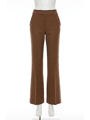 Veronica Beard Women's Flared Pants in Brown (view 1)