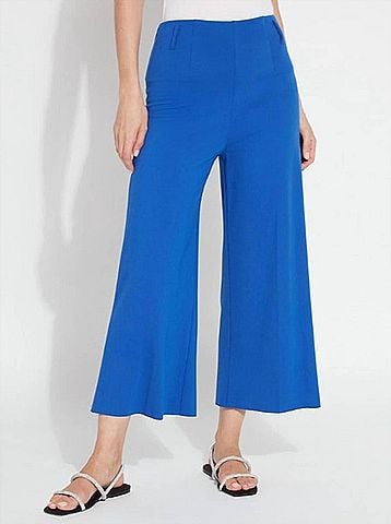 Lyssé Ellis Hi Waist Culottes in Cobalt (view 2)