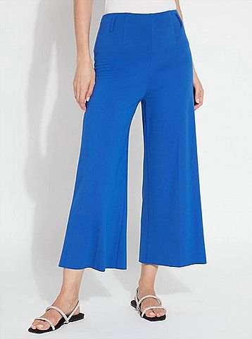 Lyssé Ellis Hi Waist Culottes in Cobalt (view 2)