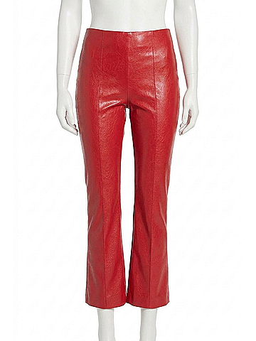 Lyssé Ankle Elysse Vegan Leather (27.5" Inseam) in Extra Ordinary Red (view 1)