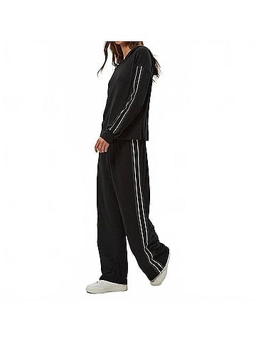 Michael Stars Judy Track Pant in Black (view 2)