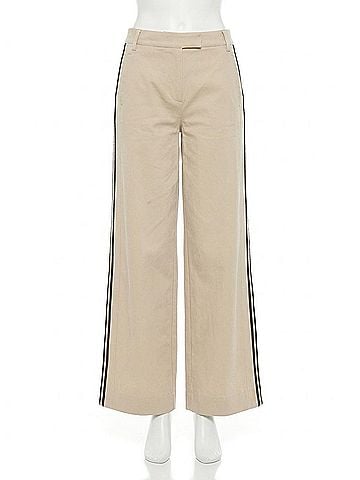 Lyssé Brinne Side Stripe Trouser in Crisp Khaki (view 1)