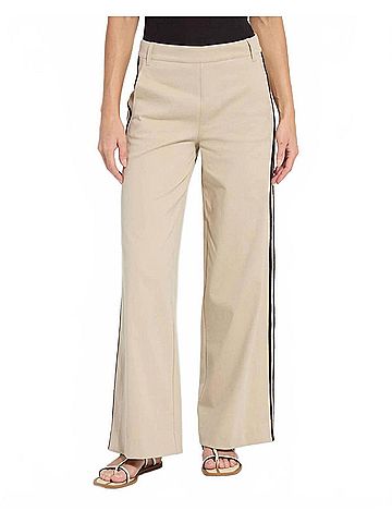 Lyssé Brinne Side Stripe Trouser in Crisp Khaki (view 2)