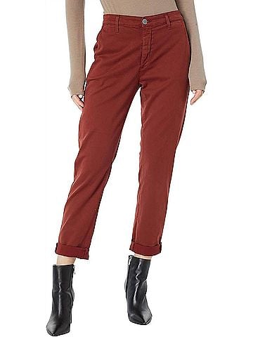 AG Jeans Women's Caden Tailored Trousers in Dark Hibiscus (view 2)