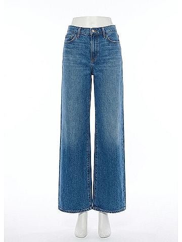 Joe's Jeans Mia Petite Petite High Rise Wide Leg Jeans in Zeal (view 1)