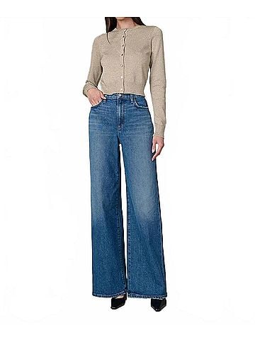 Joe's Jeans Mia Petite Petite High Rise Wide Leg Jeans in Zeal (view 2)