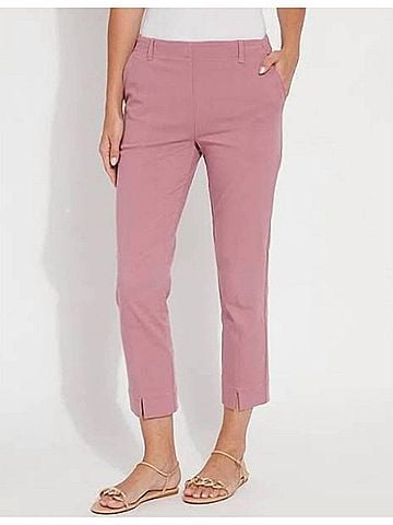 Lyssé Rosalie Crop Trouser in Mauve Haze (view 2)