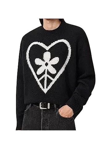 ALLSAINTS Finden Crew Pullover Sweater (view 1)
