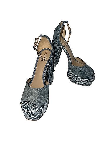 Sam Edelman Kori Denim Heels (view 1)
