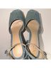 Sam Edelman Blue Heels Size 10 1/2 - photo 7