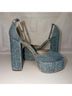 Sam Edelman Blue Heels Size 10 1/2 - photo 6
