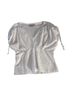 LOFT The Original 99% Polyester 1% Spandex 100% Polyester White Blouse Size L - photo 1