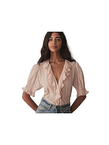 DÔEN Henri Short Sleeve Blouse (view 1)