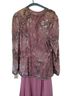 NiteLine 100% Silk Floral Pink Cocktail Dress Size 10 - photo 2
