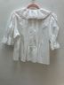 DÔEN 100% Cotton White Blouse Size M - photo 4