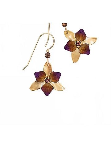 Holly Yashi Women's Drop Earrings in Mulberry (view 1)