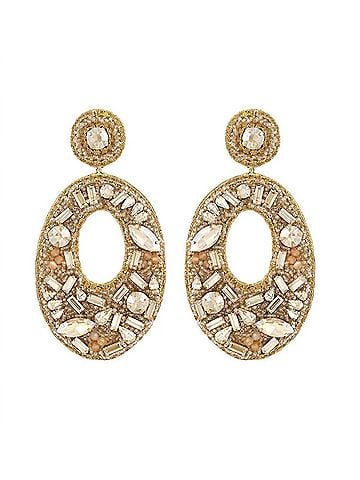 Deepa Gurnani Women's Lainey Earrings in Gold (view 1)