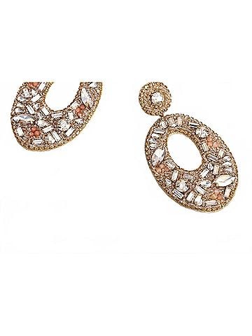 Deepa Gurnani Women's Lainey Earrings in Gold (view 2)