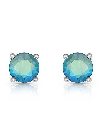 Montana Silversmiths Women's Luminescent Post Earrings in Blue (view 1)