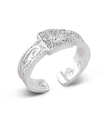 Montana Silversmiths Women's Desert Whirl Engraved Ring in Silver (view 1)