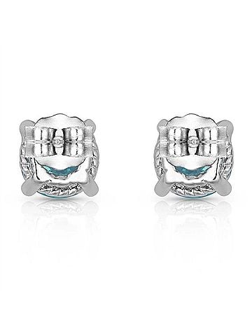 Montana Silversmiths Women's Luminescent Post Earrings in Blue (view 2)