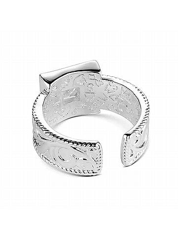 Montana Silversmiths Women's Desert Whirl Engraved Ring in Silver (view 2)