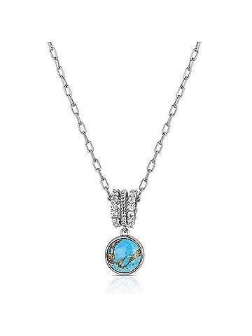 Montana Silversmiths Women's Trailing Necklace in Turquoise (view 1)