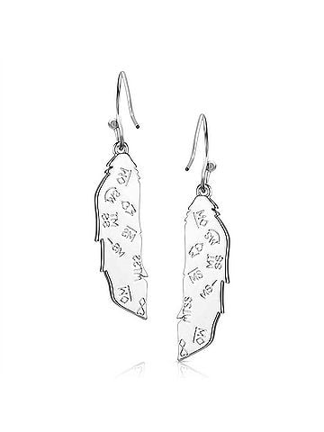 Montana Silversmiths Women's Windsong Earrings in Silver (view 2)