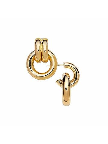 Jennifer Zeuner Women's Gina Small 1.25 Earrings in Gold (view 1)