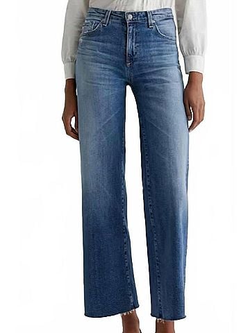 AG Jeans Saige Wide Leg High Rise Jean in Blue (view 2)