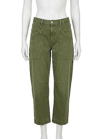 Joe's Jeans Double Pocket Barrel Jeans in Winter Moss (view 1)