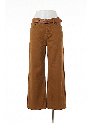 AG Jeans Saige Wide Leg Crop Jean in Carmel (view 1)
