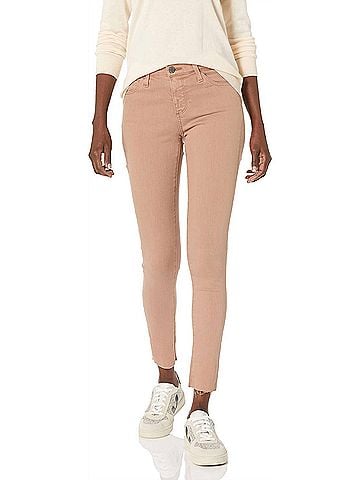 AG Jeans Legging Ankle Mid-Rise Skinny Jeans in Sulfur Mauve Orchid (view 2)