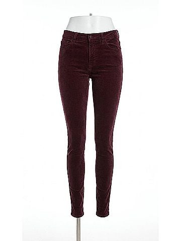 AG Jeans Farrah High Rise Skinny Jeans in Wine Bloom (view 1)