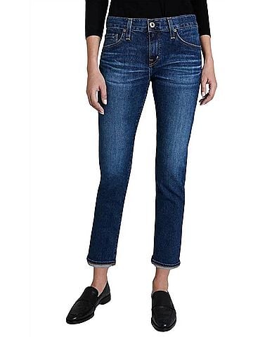 AG Jeans Ex-Boyfriend Slim Vintage Jeans in 10 Years Alliance (view 2)