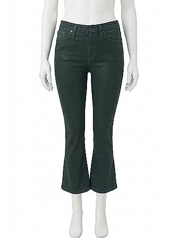 AG Jeans Farrah Boot Crop in Green (view 1)