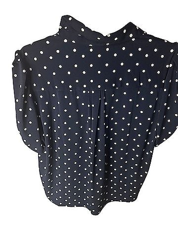 Adrianna Papell Short Sleeve Button-Down Shirt (view 2)