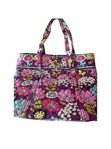 Vera Bradley Plum Petals Tote (view 1)