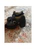 American Eagle Shoes 100% Leather Black Heels Size 6 - photo 9