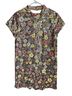 Fate 100% Polyester 100% Polyester Floral Multi Color Cocktail Dress Size S - photo 1