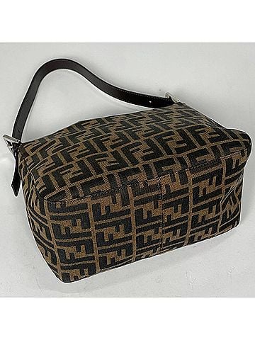 Fendi Fendi FENDI Shoulder Bag, Zucca Pattern Canvas, Brown, Women's (view 2)
