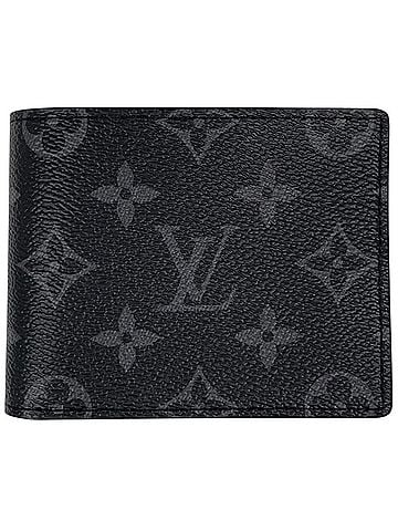 Louis Vuitton Louis Vuitton Portefeuille Slender Bi-fold Wallet, Monogram Eclipse Noir (Black), M62294, Men's (view 1)
