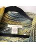 Free People Stripes Green Yellow Cardigan Size S - photo 3