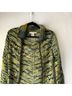 Free People Stripes Green Yellow Cardigan Size S - photo 5