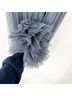 BHLDN 100% Polyester Blue Gray Casual Dress Size 2 - photo 7