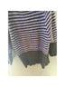 Free People Stripes Gray Purple Pullover Sweater Size M - photo 4