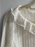 DÔEN White Long Sleeve Blouse Size L - photo 5